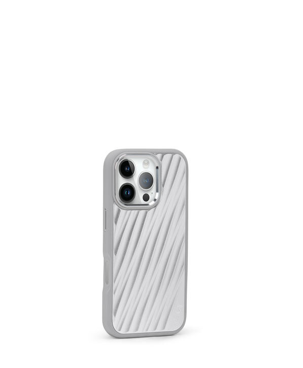 Mobile Accessory Aluminium iPhone 16 Pro Case Silver | TUMI Italy