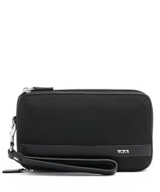 Alpha Triple Zip Clutch