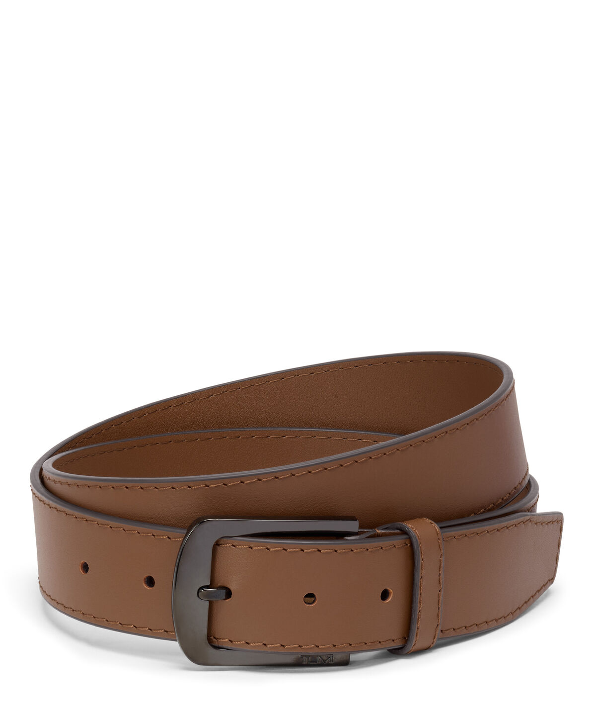 Belts Cintura in pelle con fibbia rettangolare arrotondata, 35mm