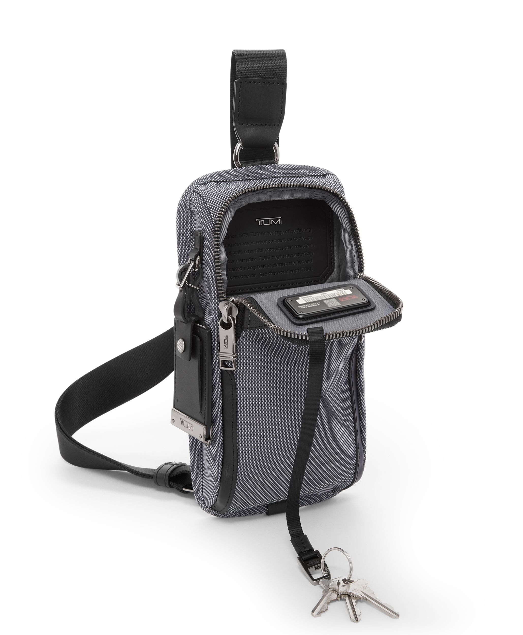 Alpha X Compact Sling Grey | TUMI Italy