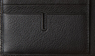 Nassau Gusseted Card Case Black | TUMI Italy