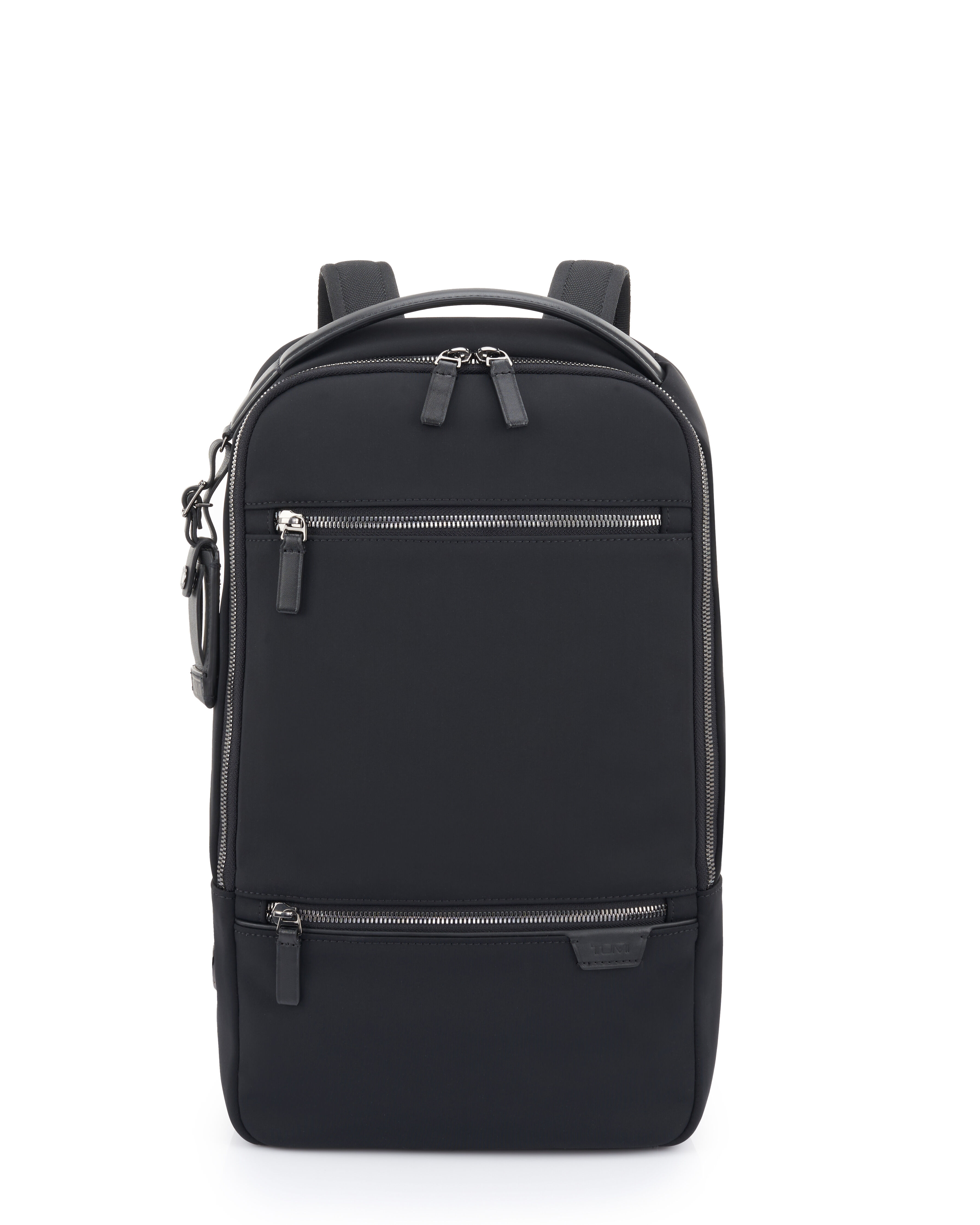 Black slim backpack clearance