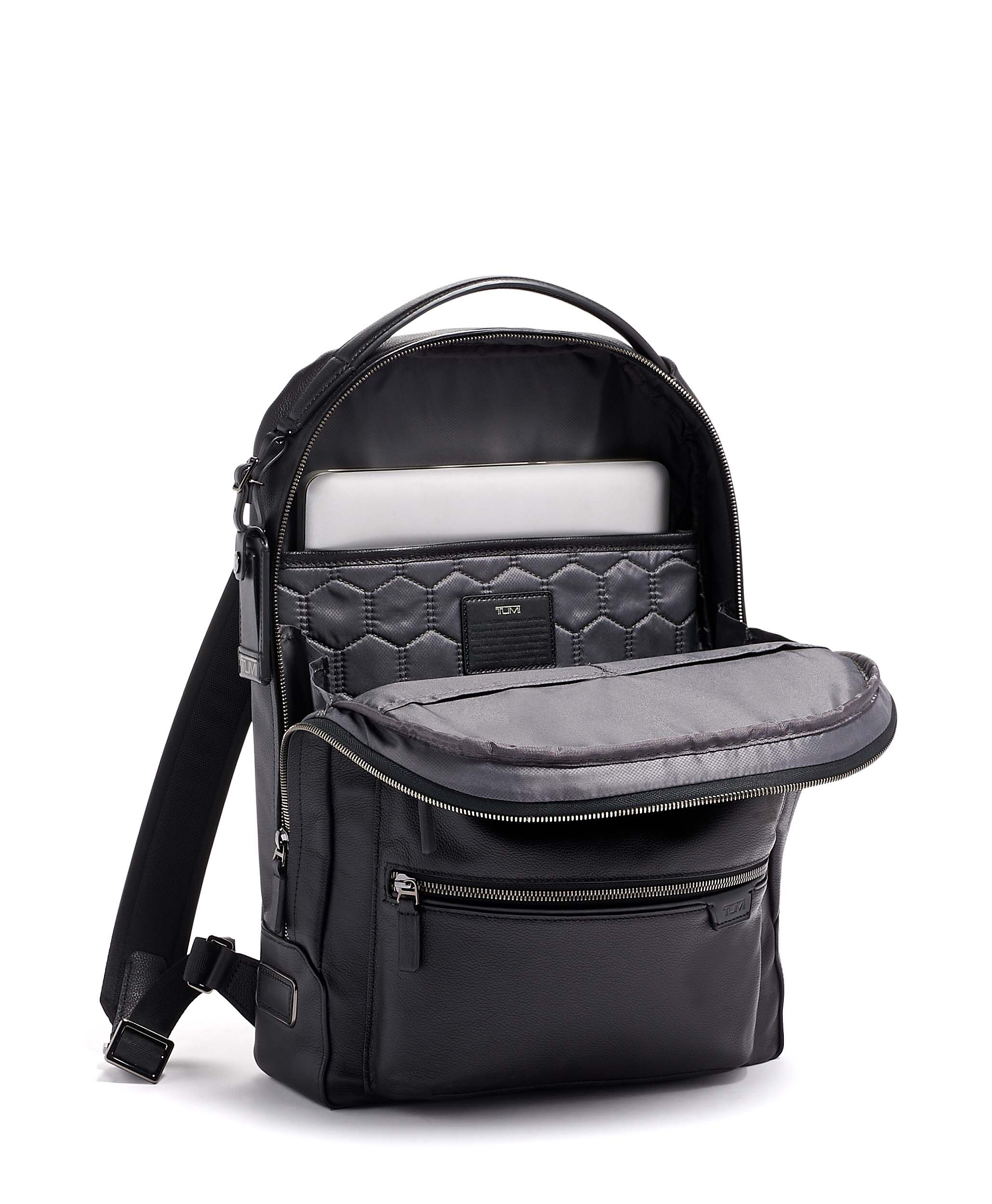 Tumi harrison leather top