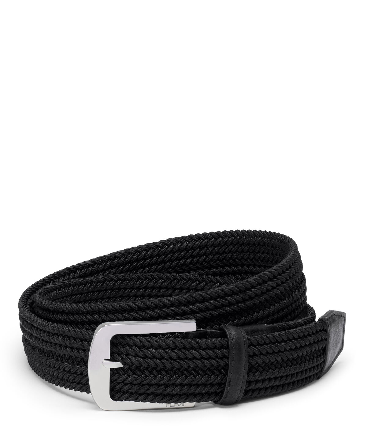Belts Cintura intrecciata con fibbia rettangolare arrotondata, 35mm