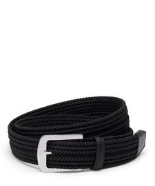 Belts Cintura intrecciata con fibbia rettangolare arrotondata, 35mm