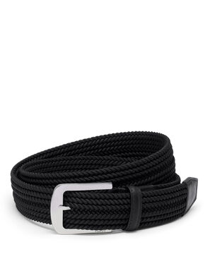 Belts Cintura intrecciata con fibbia rettangolare arrotondata, 35mm