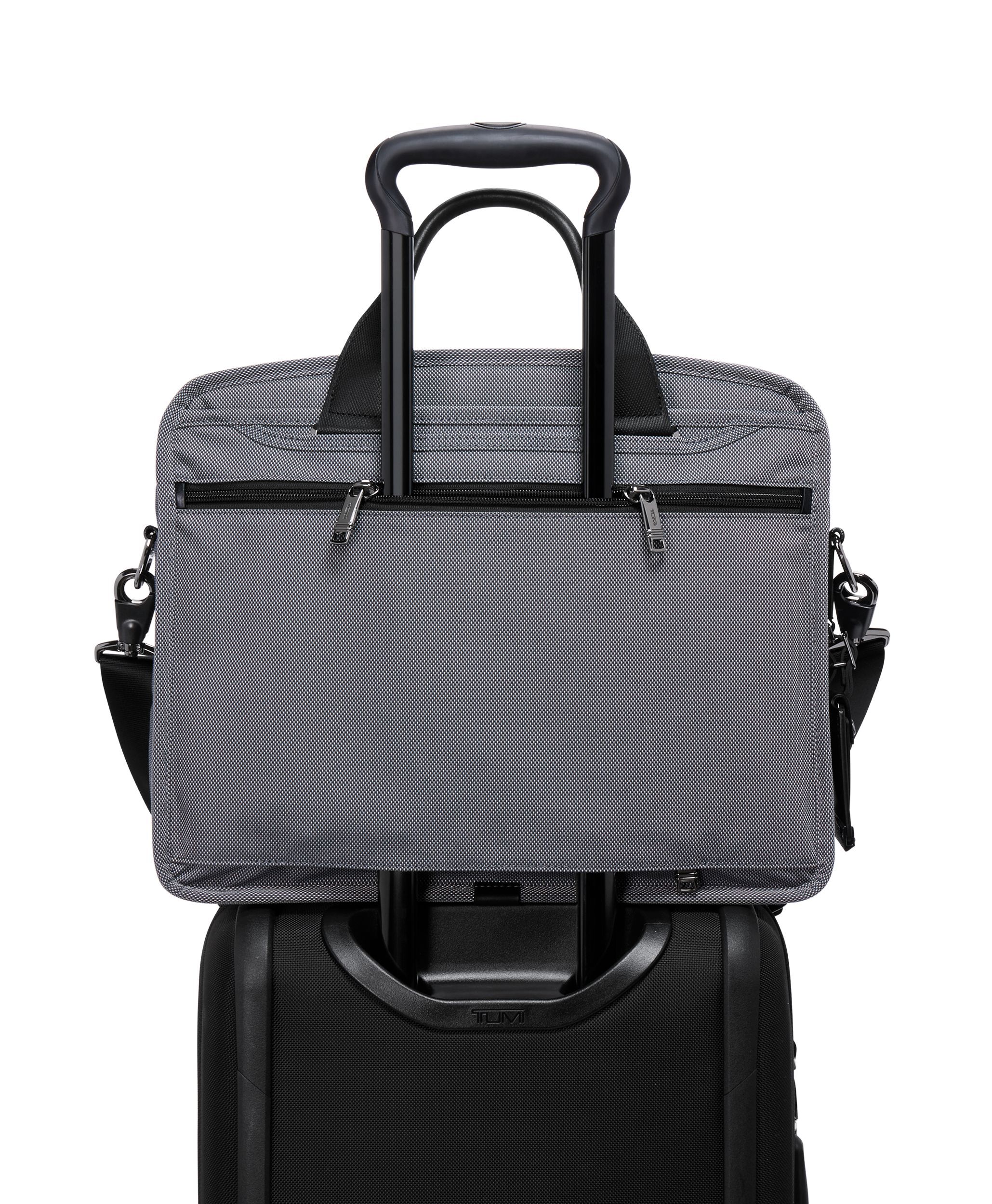 Tumi organizer brief leather top