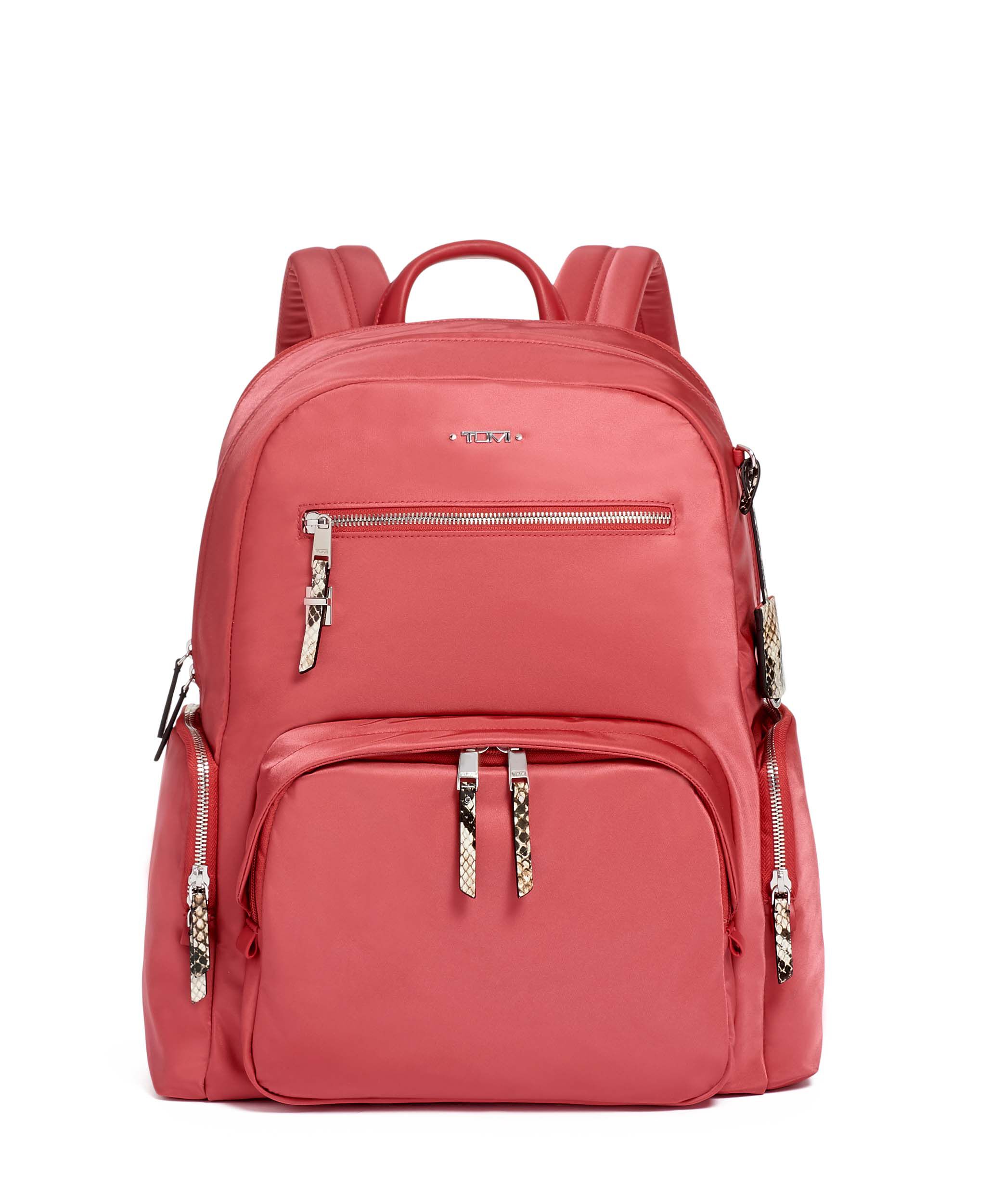 tumi backpack pink