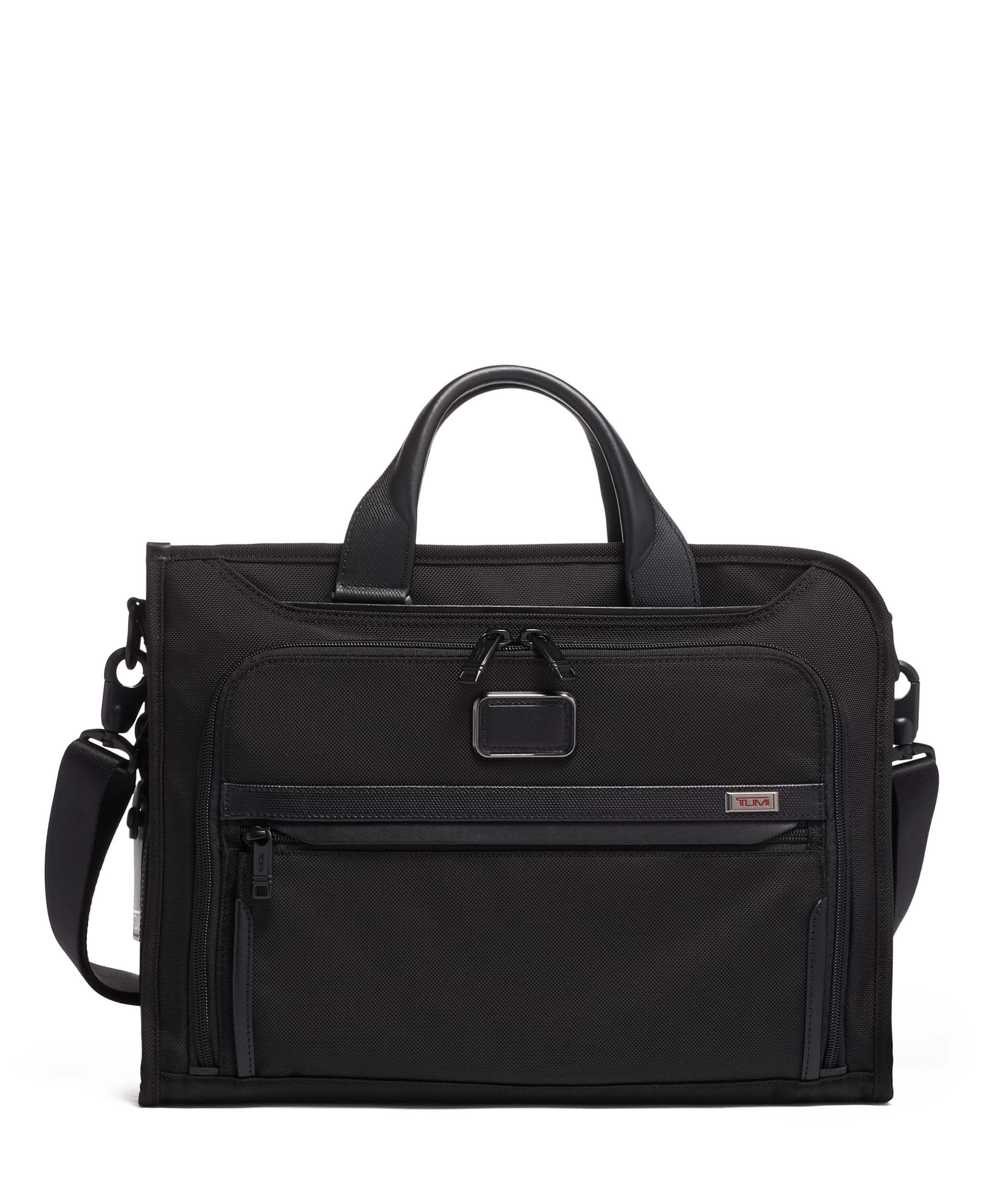 Tumi deluxe 2025 computer portfolio brief