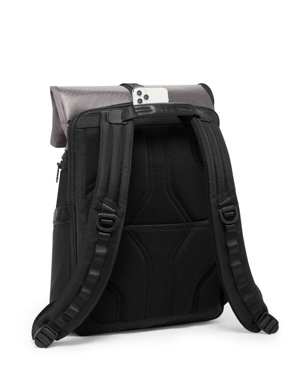 Tumi flap backpack top