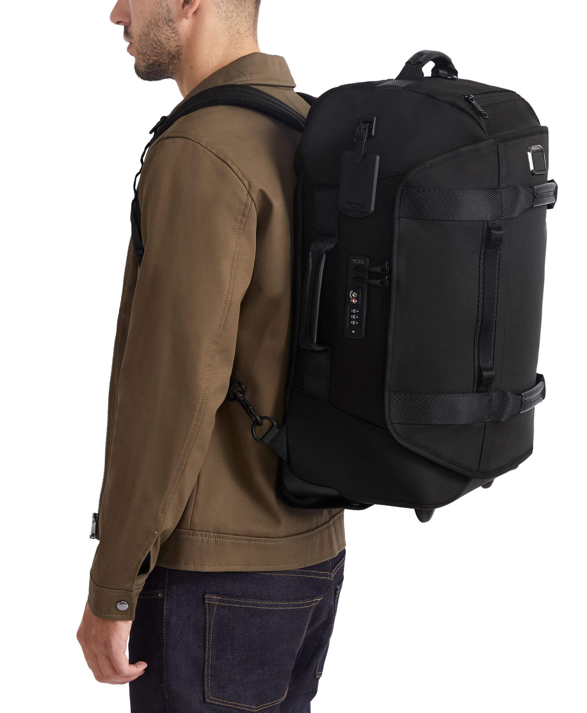 Tumi duffel bag with wheels on sale