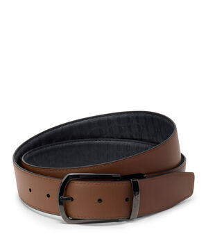 Belts Cintura reversibile in pelle con logo T in rilievo, 35mm