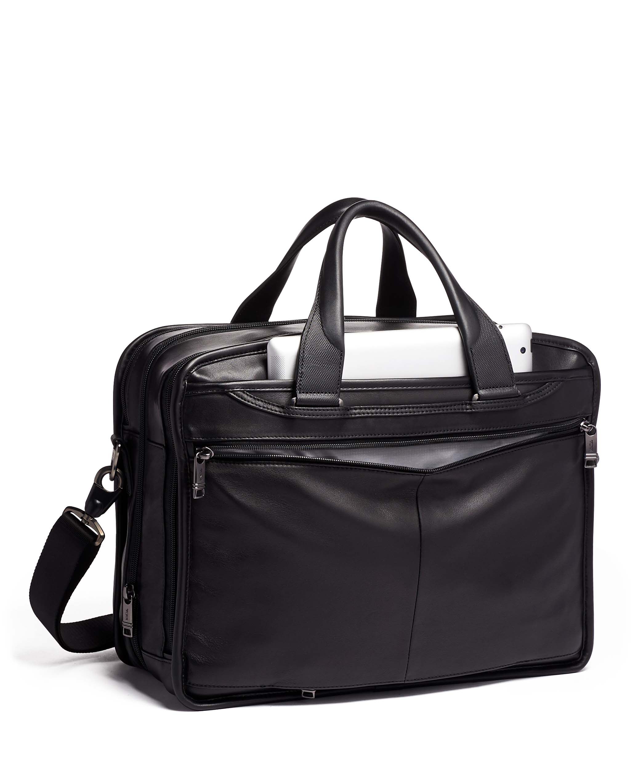 Tumi business bag top