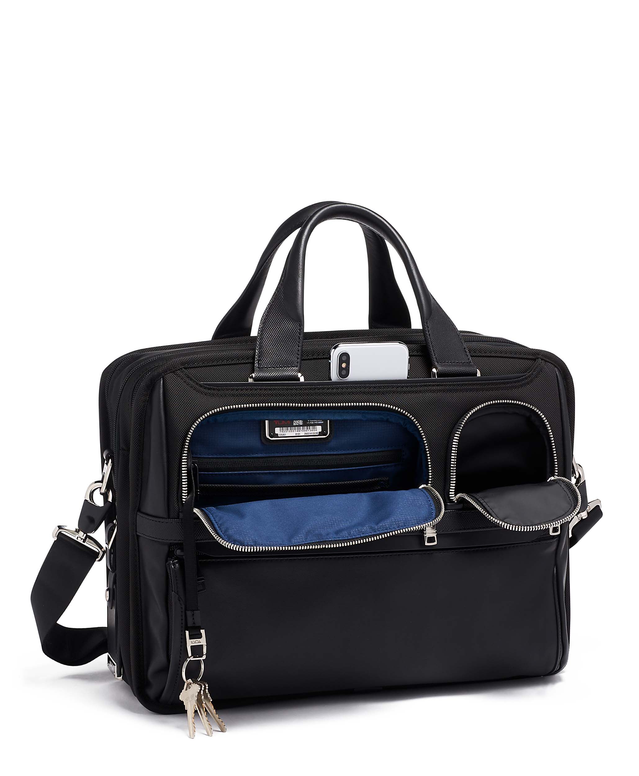 tumi alpha expandable briefcase