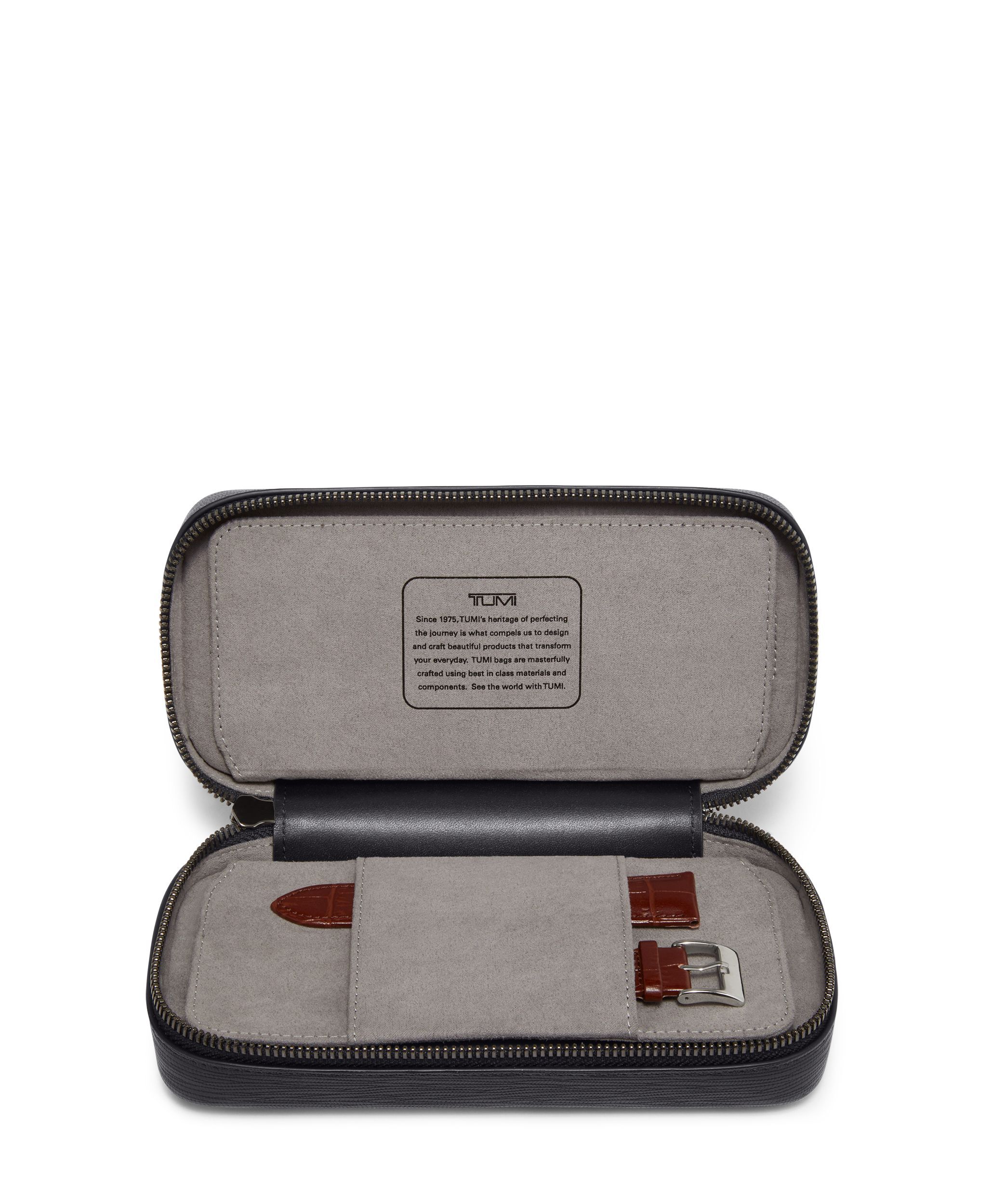 Nassau Travel Watch Case Black | TUMI Italy