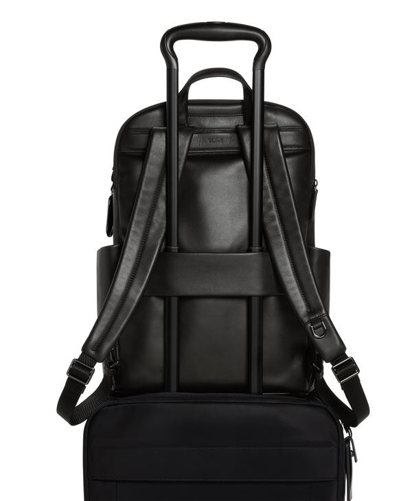 Tumi voyageur leather backpack online