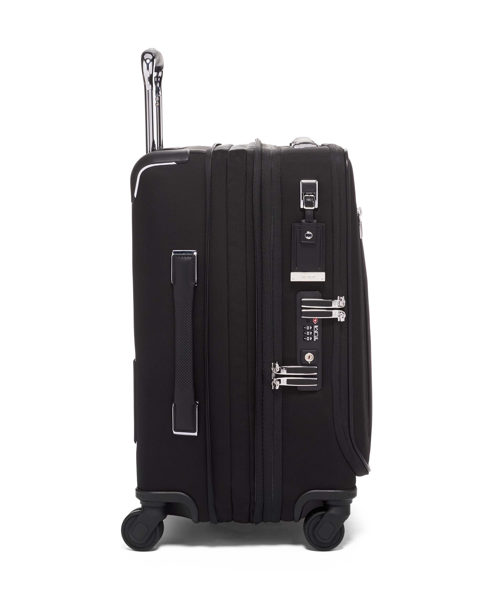 Tumi black luggage store