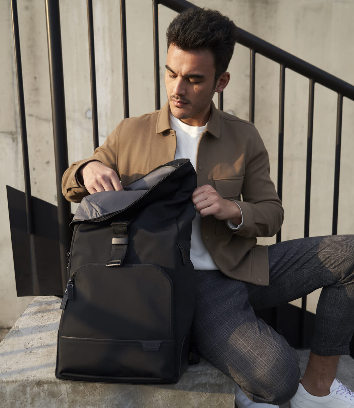 Harrison Zaino Osborn Roll top TUMI Italia