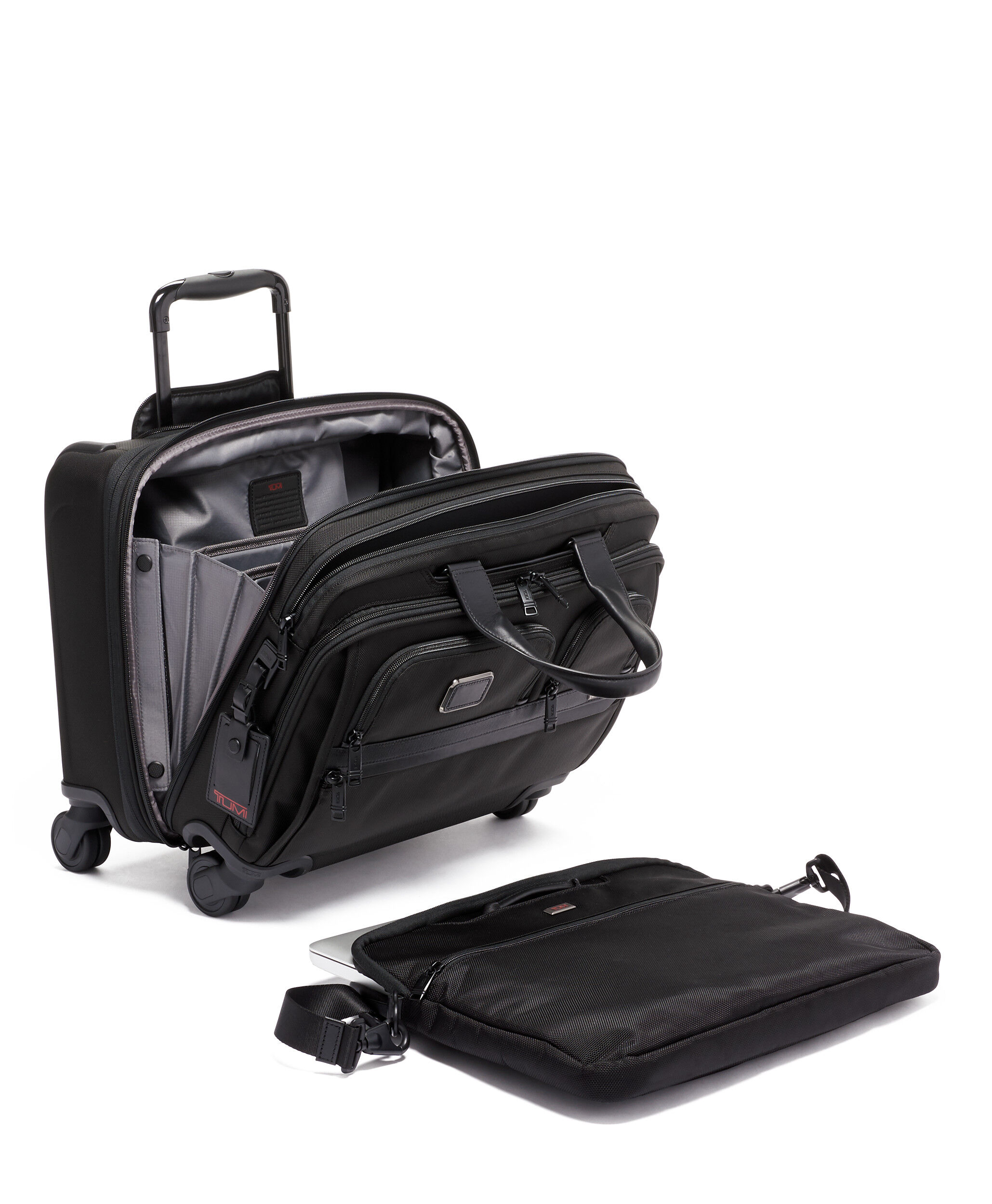 Alpha Borsa da Lavoro a 4 ruote Deluxe Compact 39,5 cm | TUMI Italia