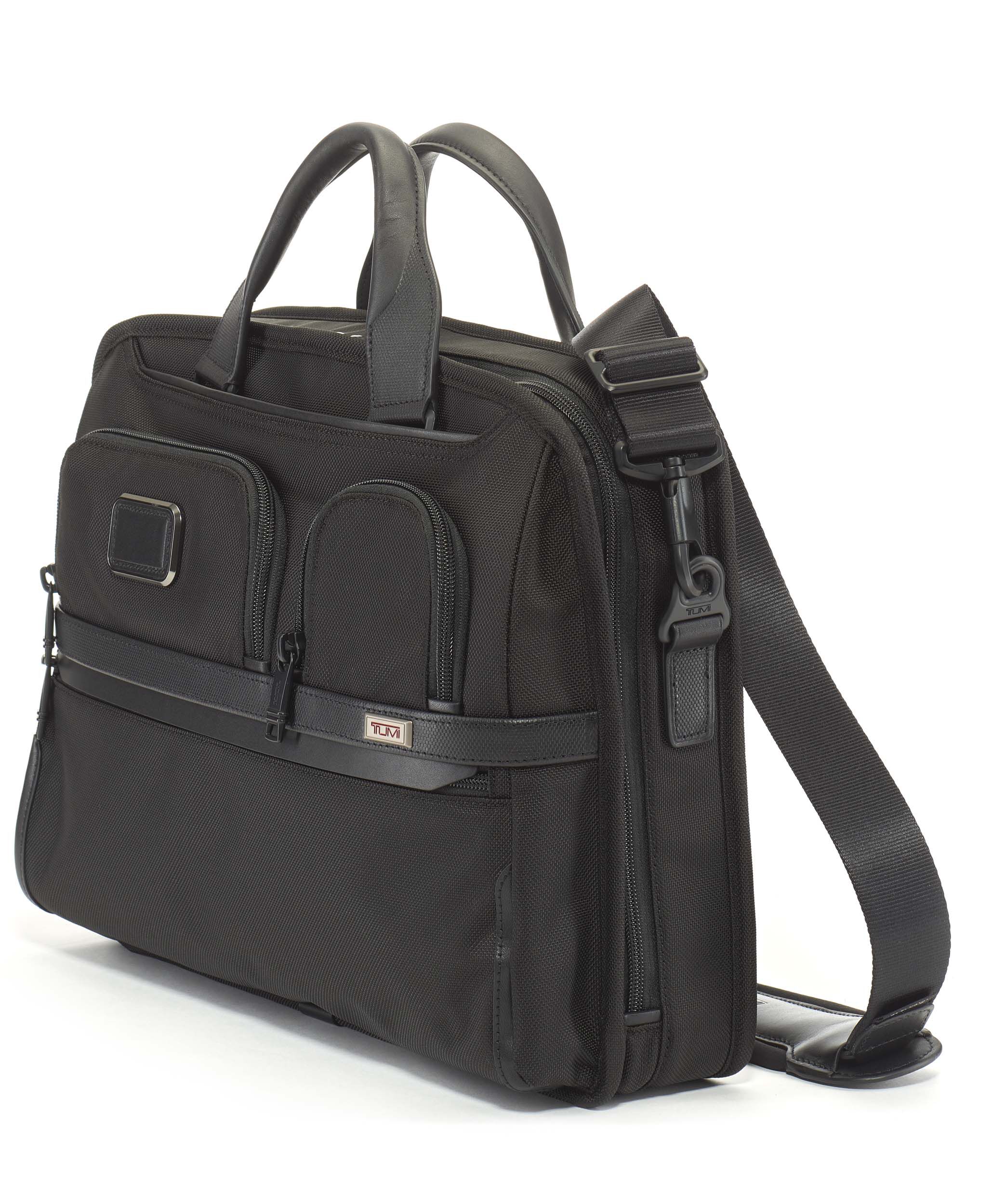Tumi triple compartment brief cheap