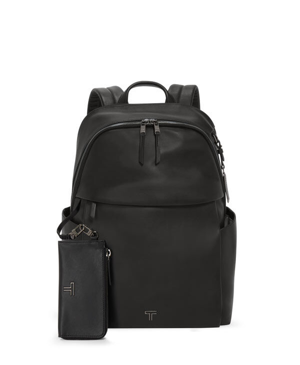 Tumi leather backpack womens clearance