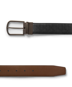 Belts Cintura reversibile in pelle con logo T in rilievo, 35mm