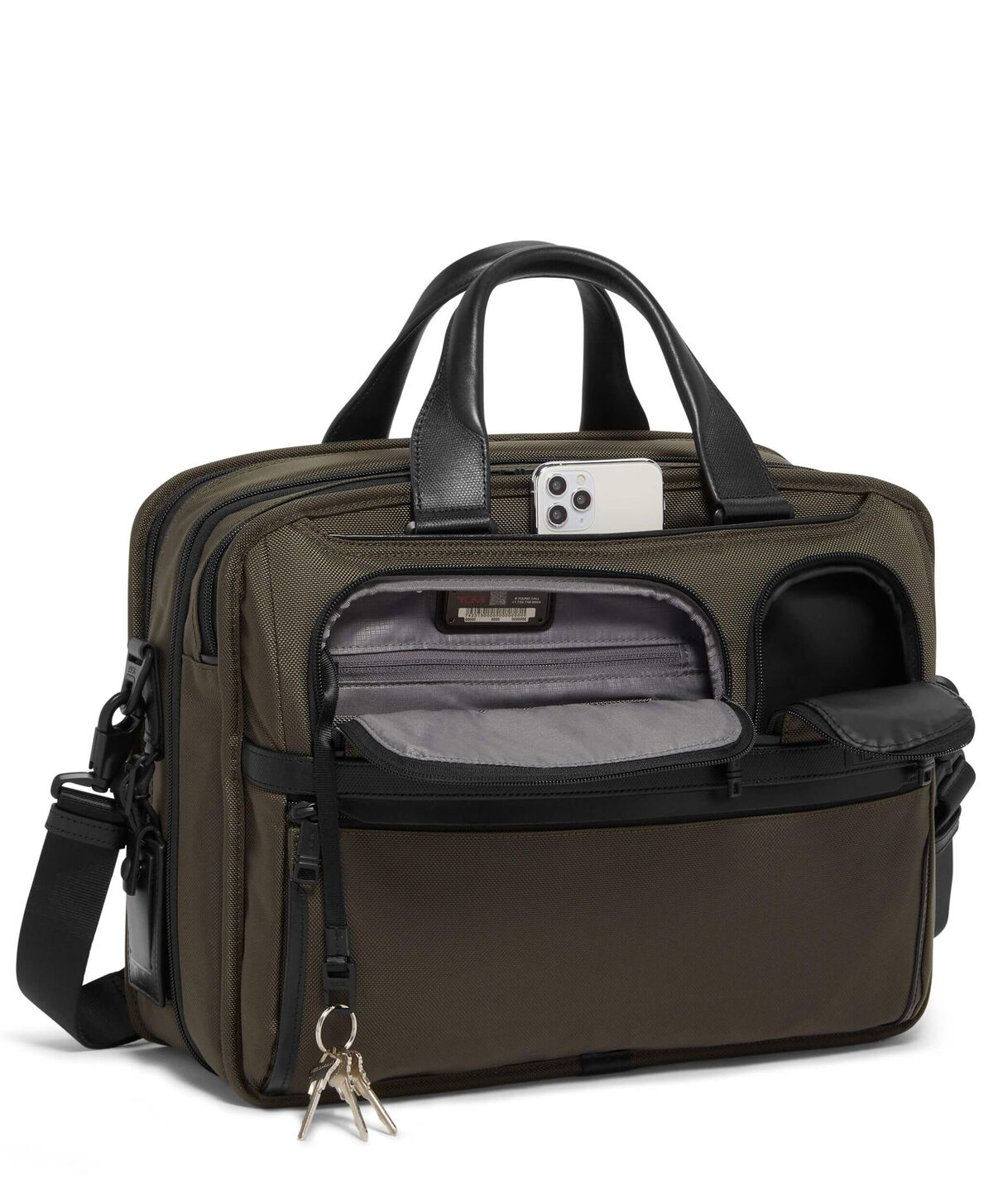 Tumi Alpha 3 EXP ORG LAPTOP BRIEF  Olive Night