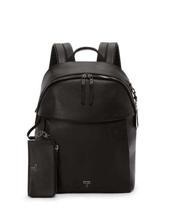 Tumi voyageur leather backpack clearance