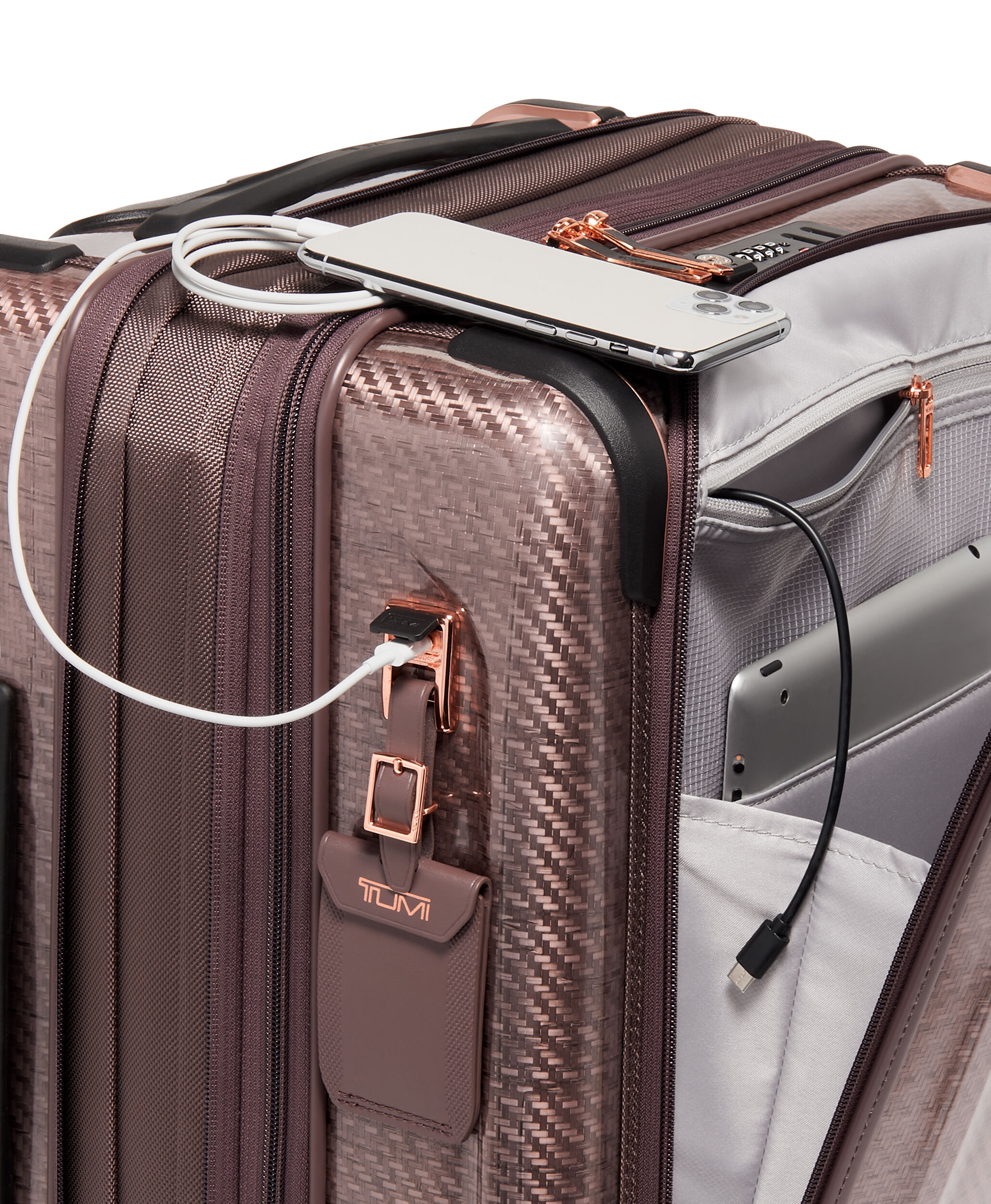 Tegra Lite Continental Front Pocket Expandable Carry On 55 cm
