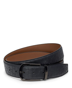 Belts Cintura reversibile in pelle con logo T in rilievo, 35mm