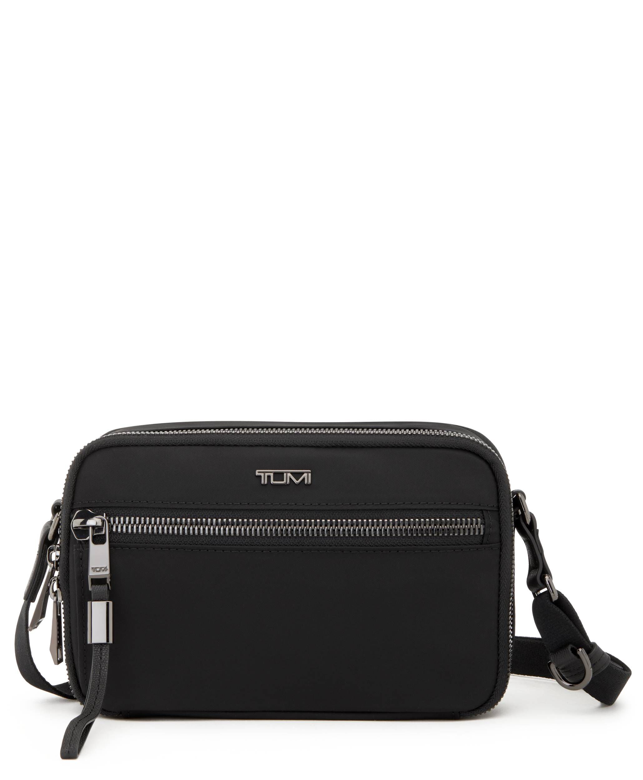 Tumi crossbody leather bag 2025